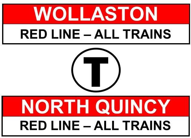 MBTA Signs